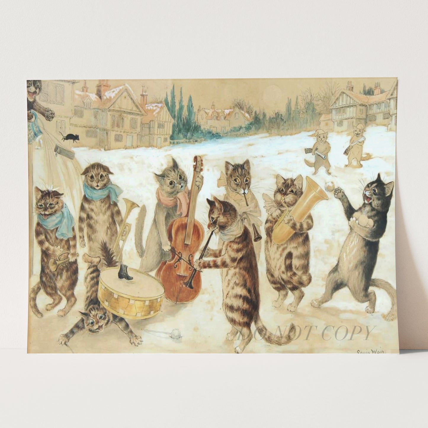 Cats Playing In A Band