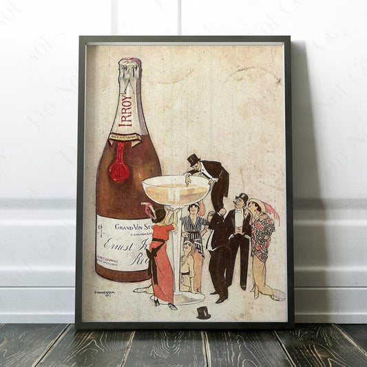 Champagne Party Vintage Advertising