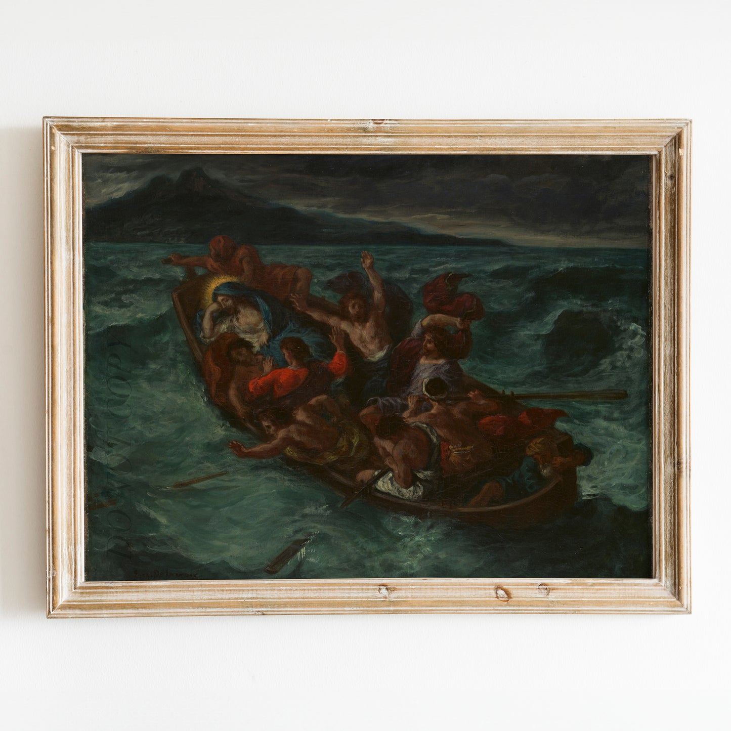 Christ Asleep During the Tempest (1853) by Eugène Delacroix