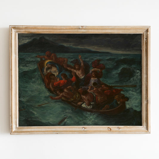 Christ Asleep During the Tempest (1853) by Eugène Delacroix