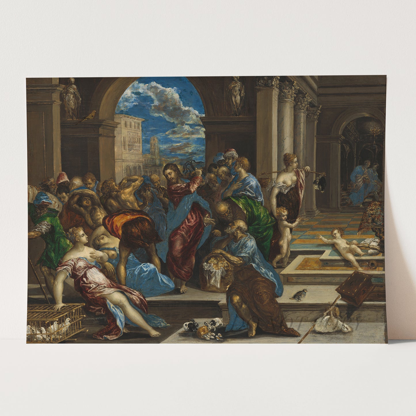 Christ Driving the Money Changers from the Temple by El Greco