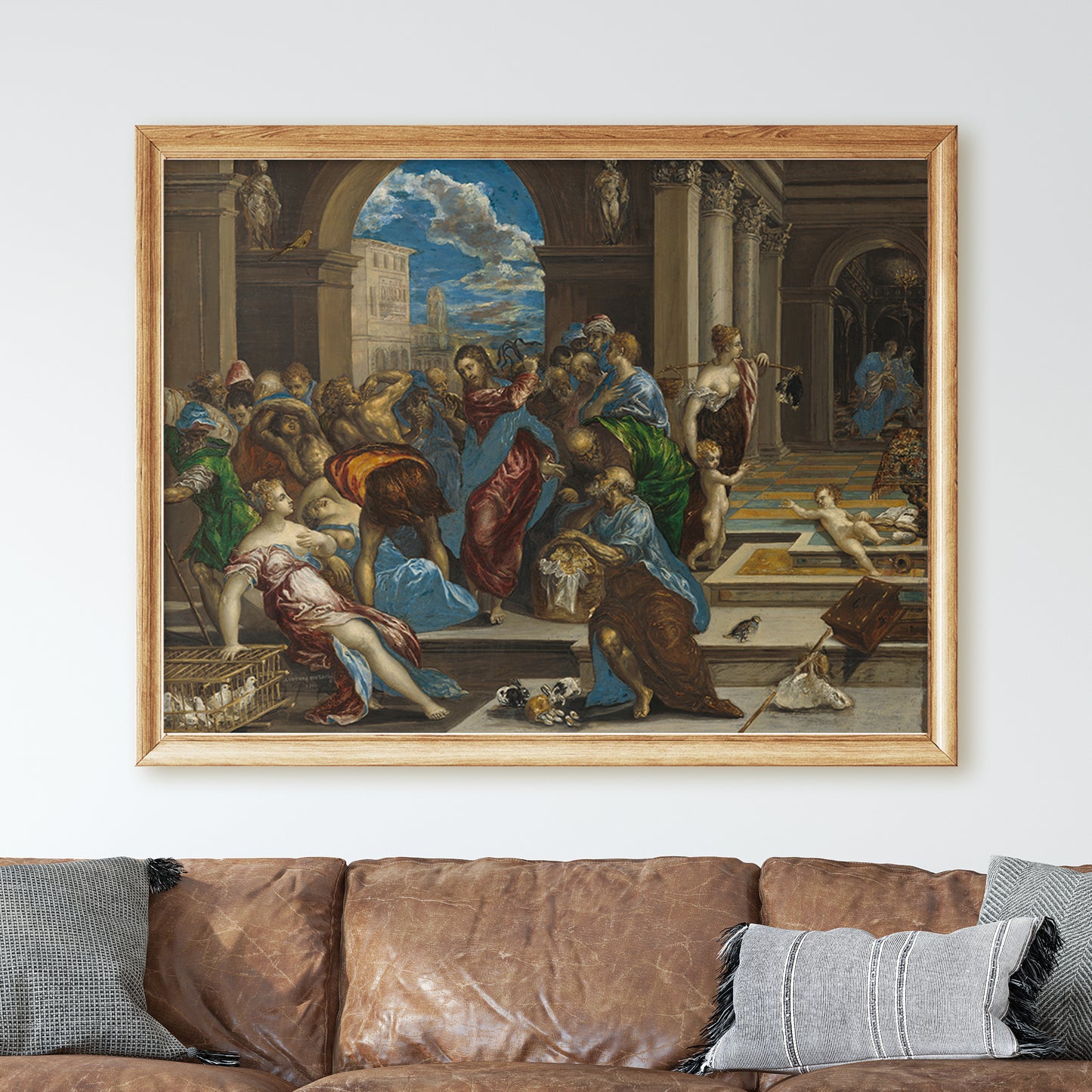 Christ Driving the Money Changers from the Temple by El Greco