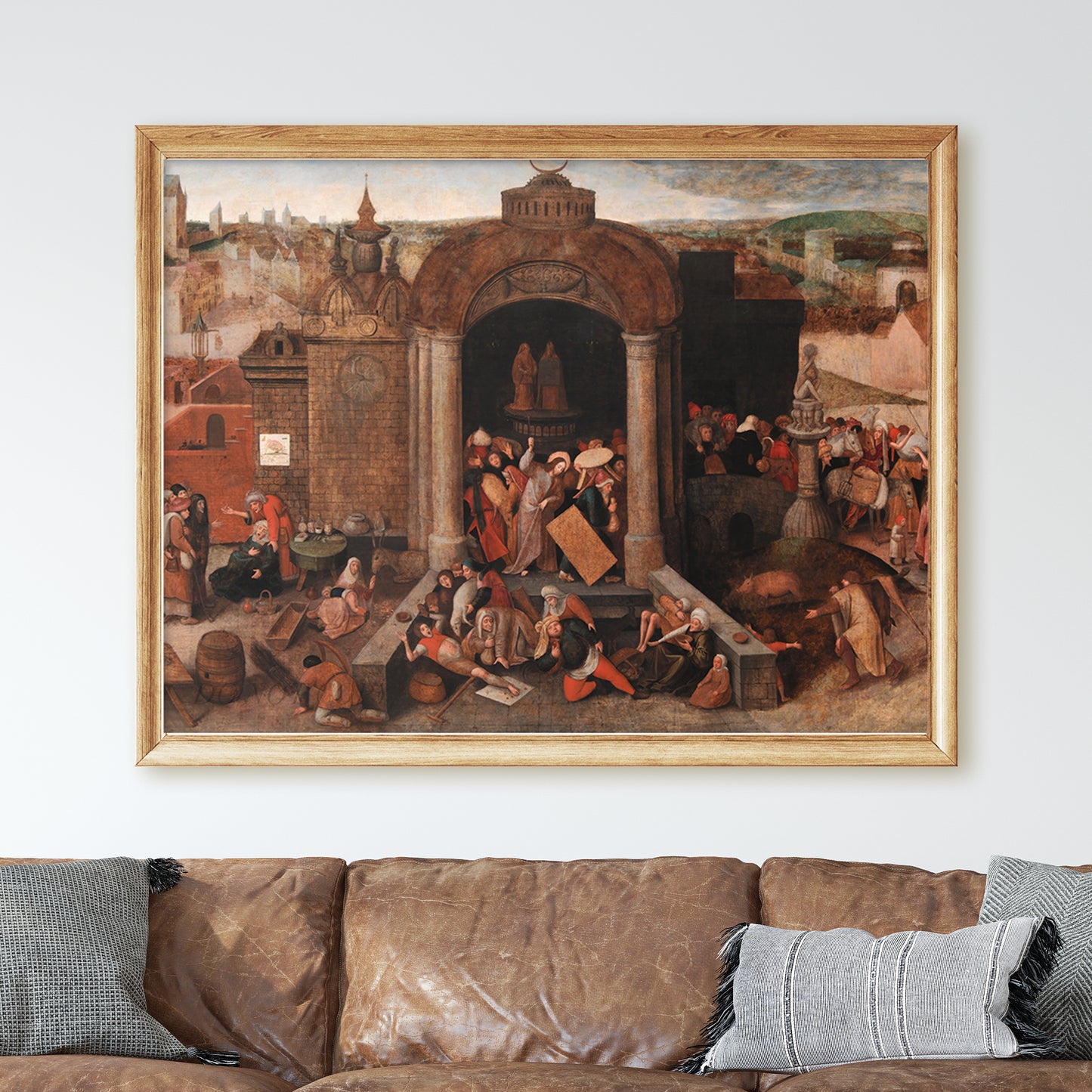 Christ Expels the Peddlers from the Temple by Pieter Bruegel the Elder