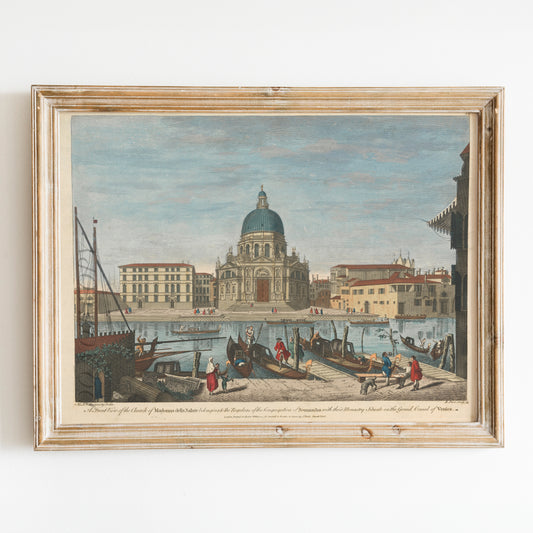 Church of Madonna della Salute on the Grand Canal of Venice