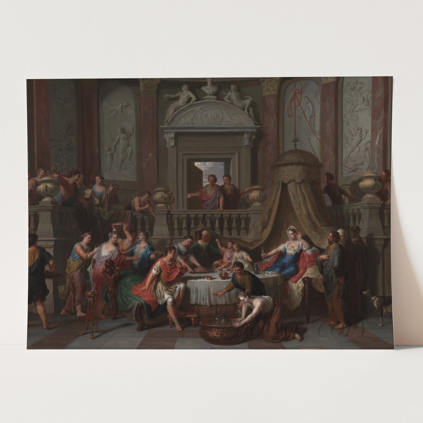The Banquet of Cleopatra by Gerard Hoet