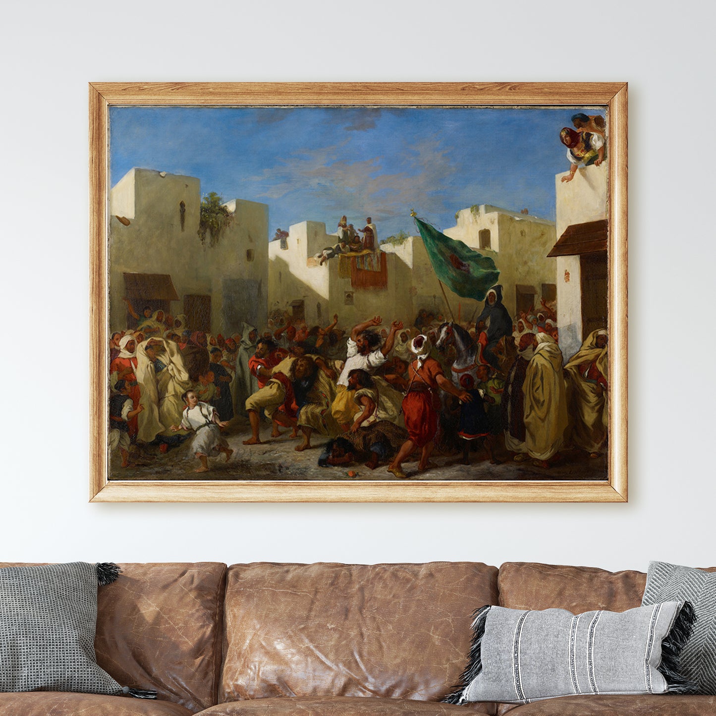 Convulsionists of Tangier (1837-1838) by Eugène Delacroix