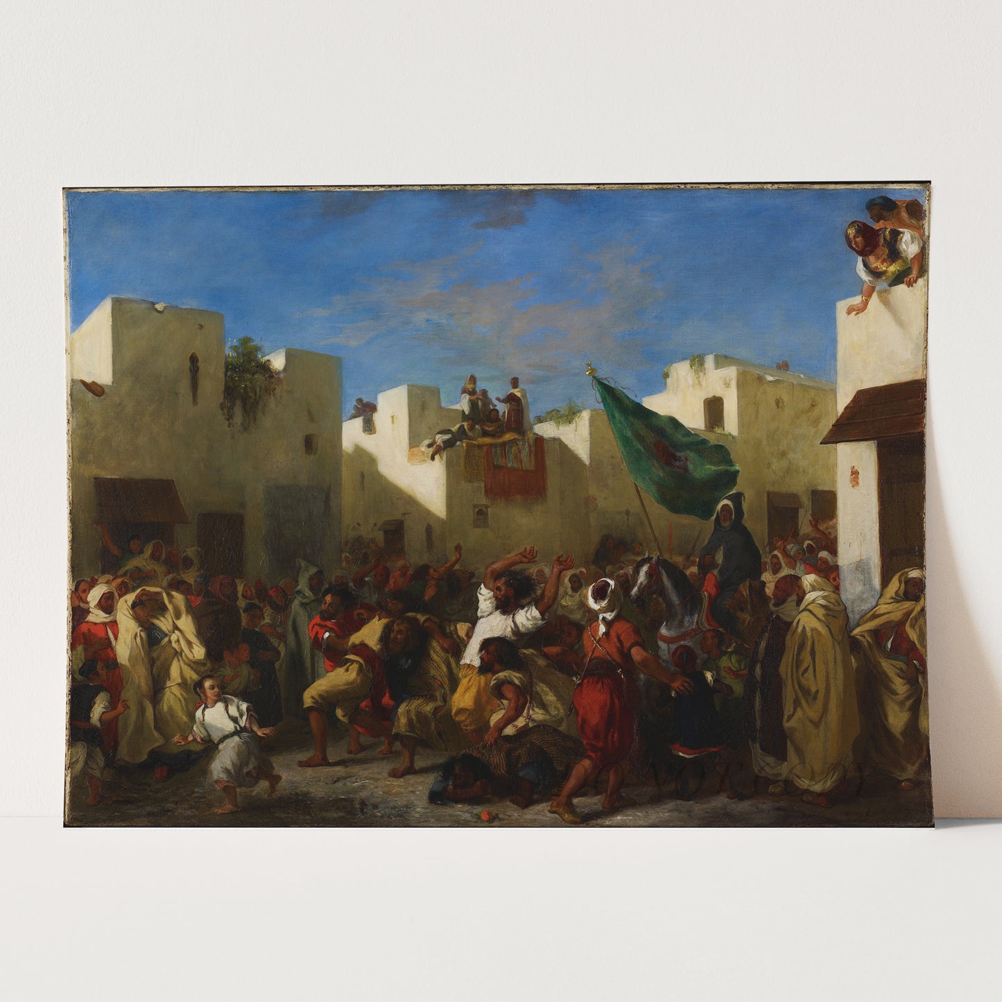 Convulsionists of Tangier (1837-1838) by Eugène Delacroix
