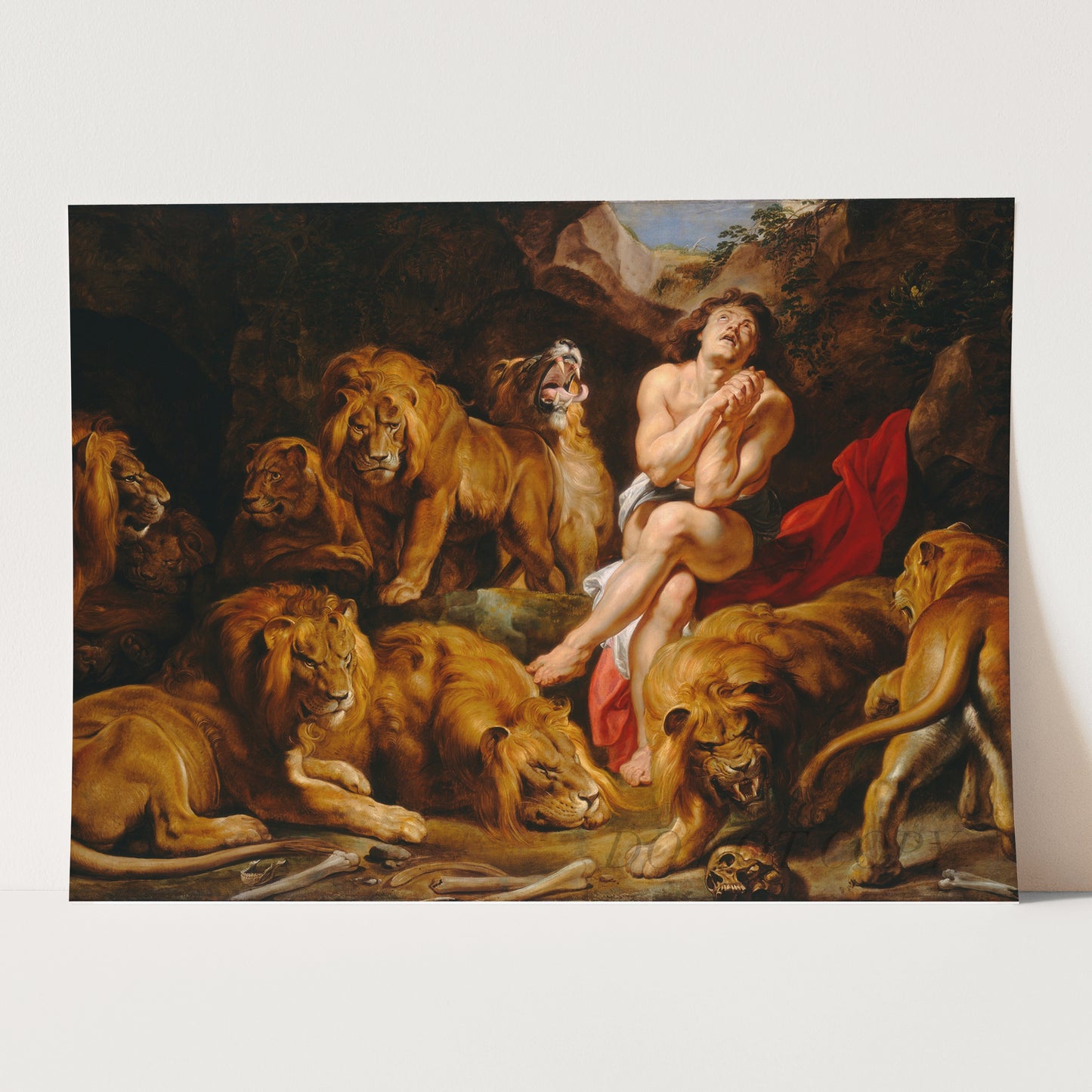 Daniel in the Lions' Den (1615) by Peter Paul Rubens