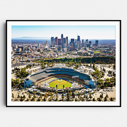 Dodgers Stadium & Los Angeles Downtown