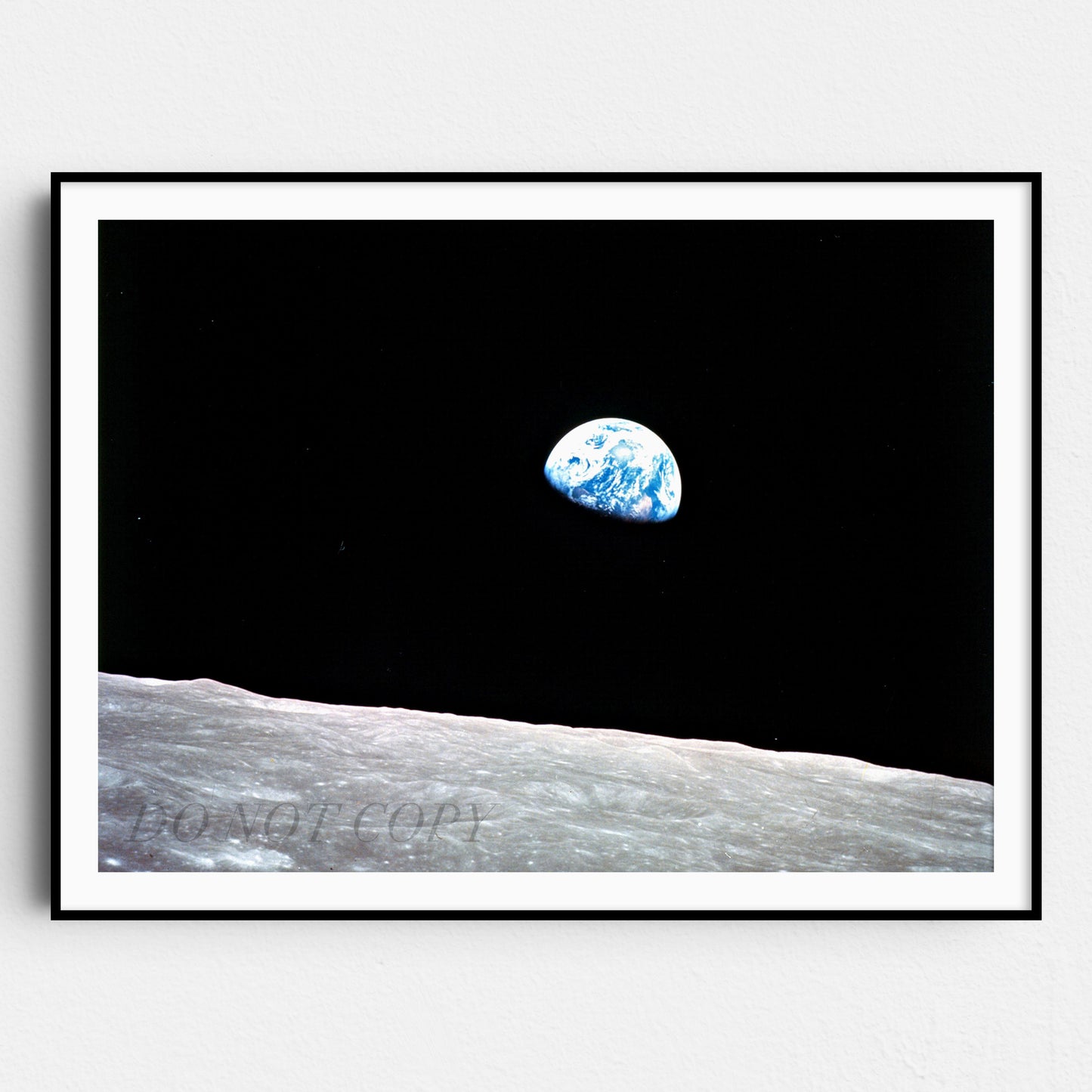 Earth Rise - View Of Earth From The Moon