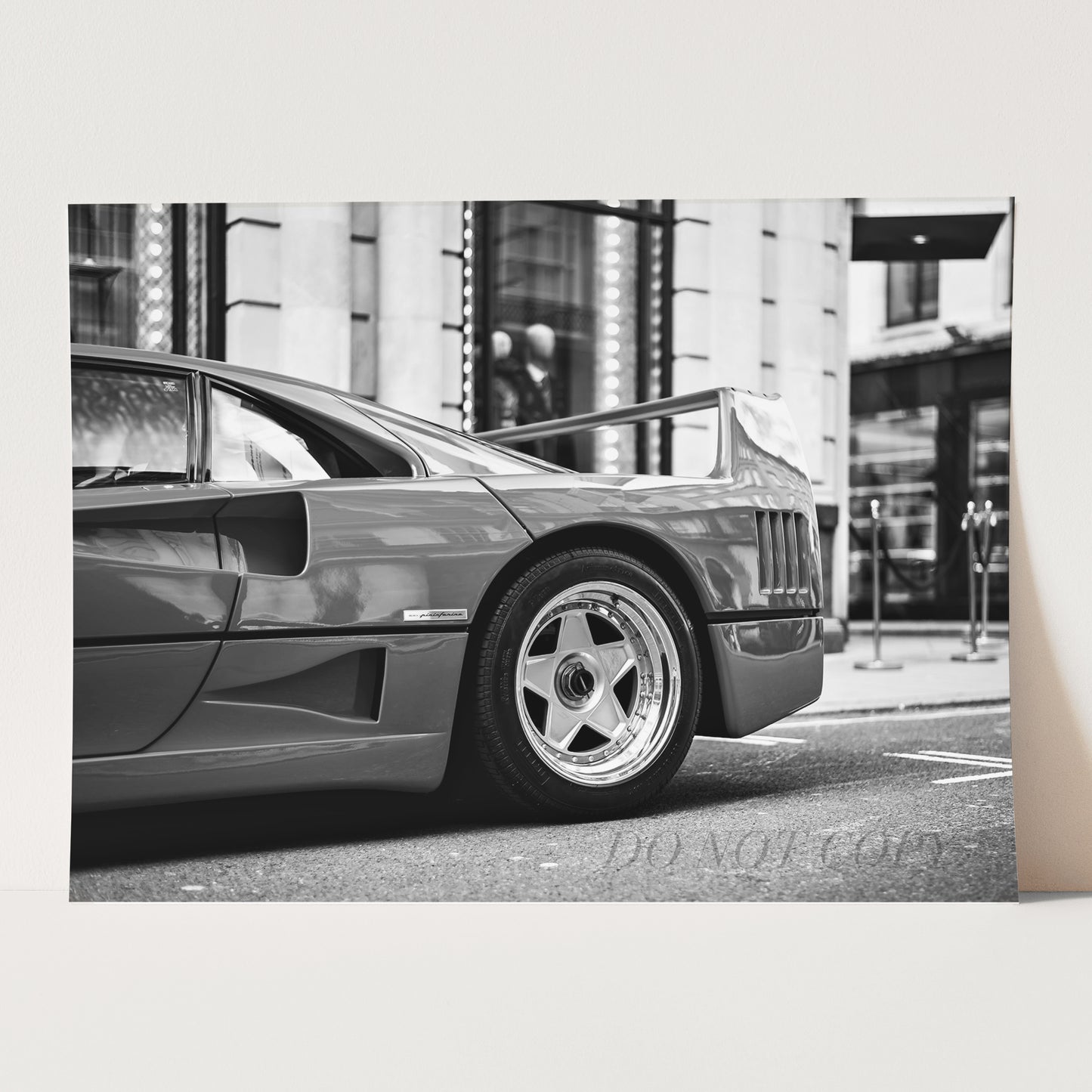 Ferrari F40 Rear View