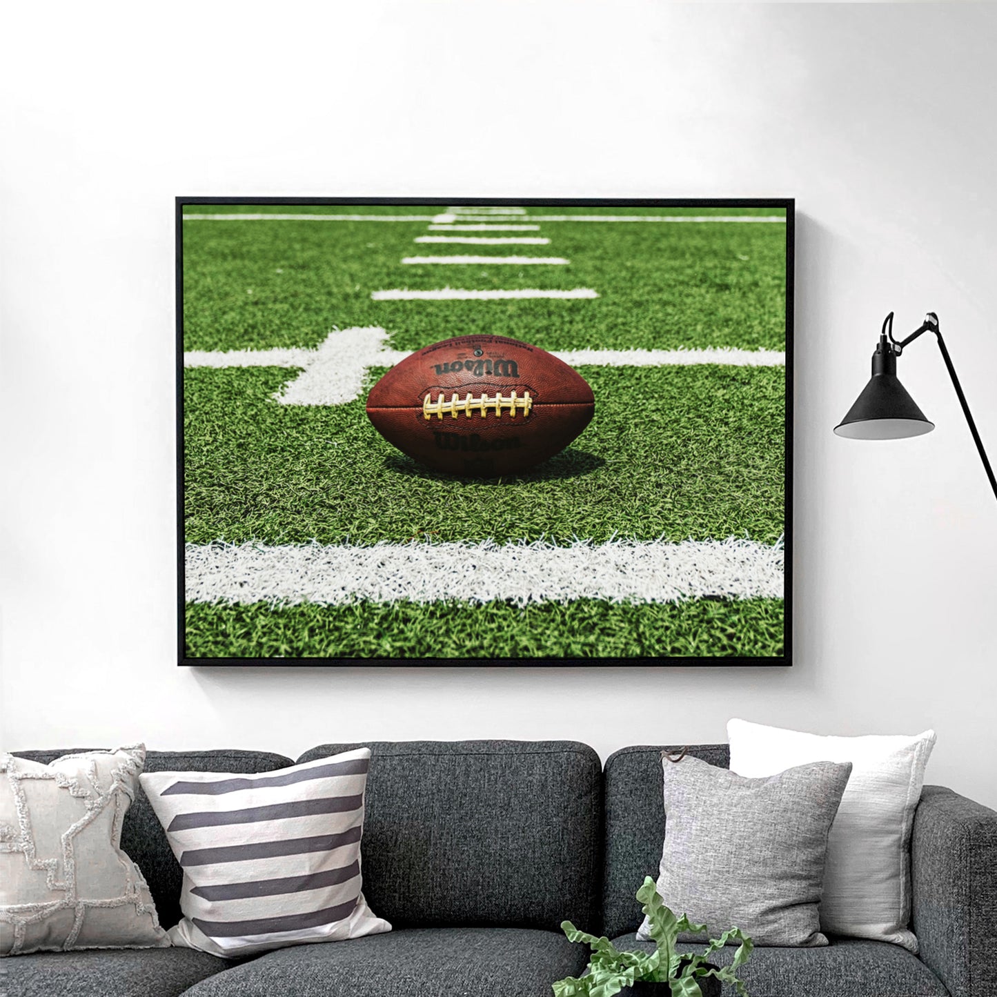 Football On The One Yard Line