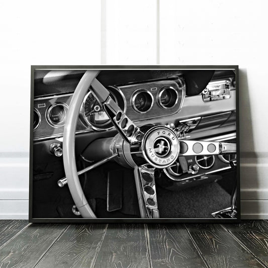 Ford Mustang Interior & Steering Wheel