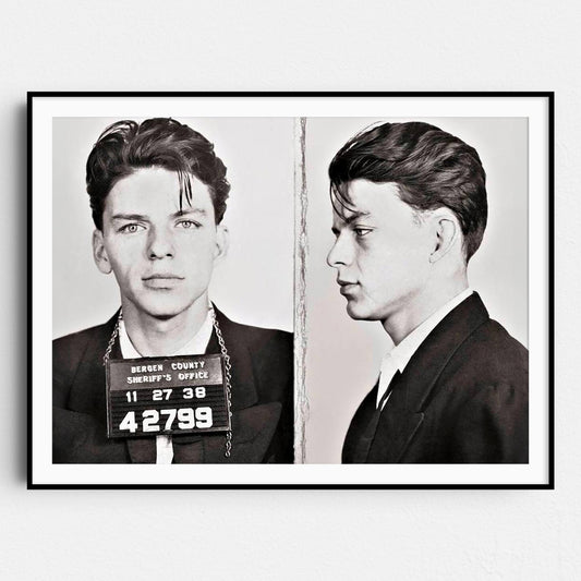 Frank Sinatra Prison Mug Shots