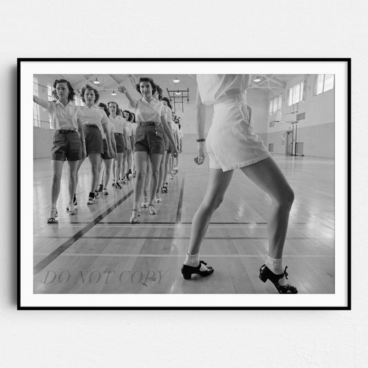 Girls Tap Dancing