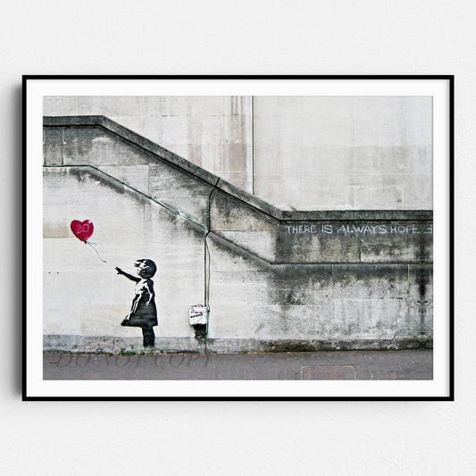 Girl with Red Balloon Banksy
