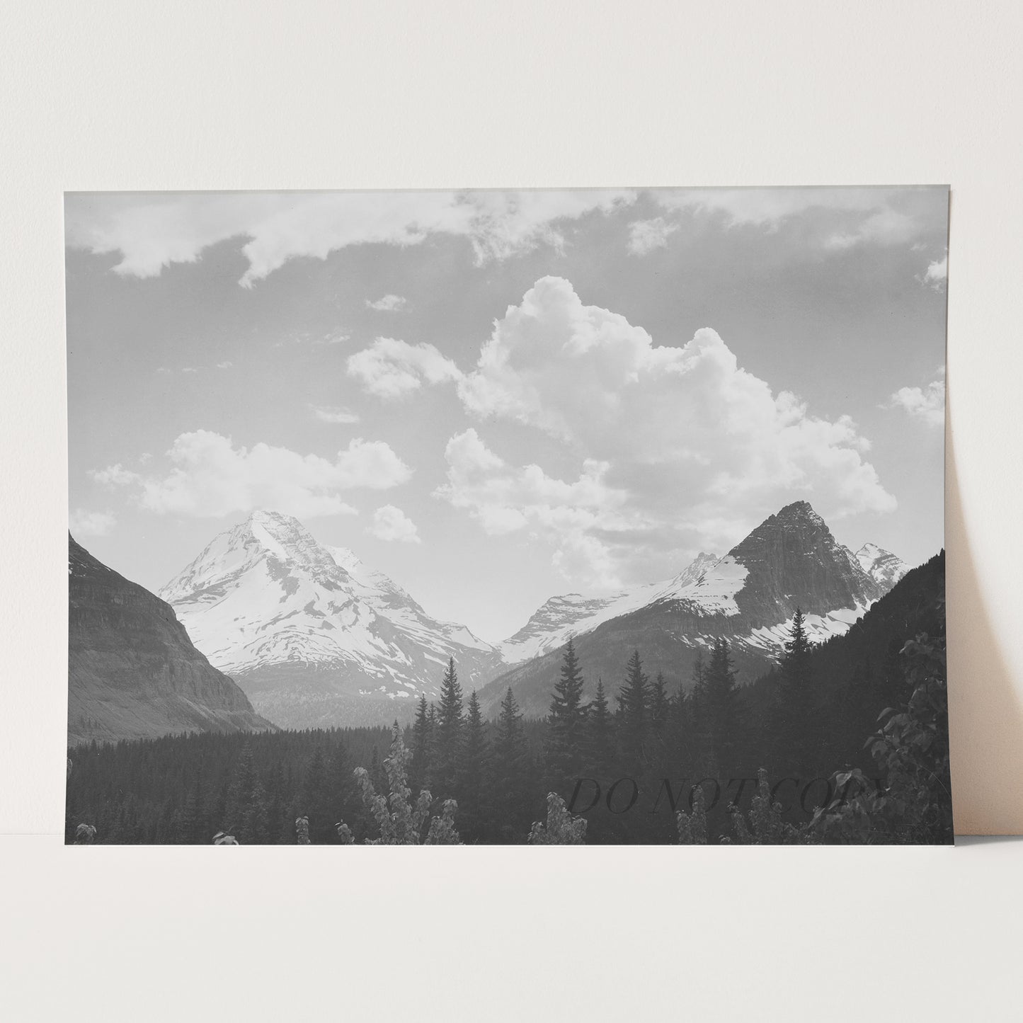 Glacier National Park Montana by Ansel Adams
