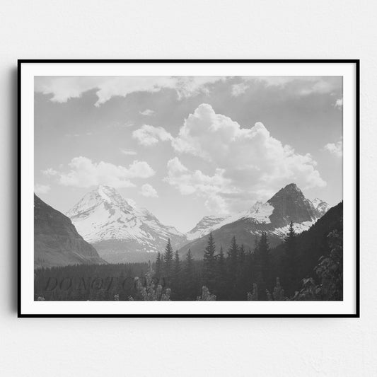 Glacier National Park Montana by Ansel Adams