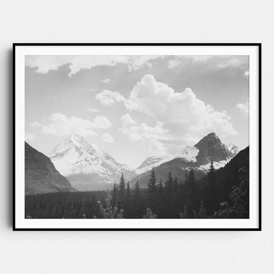 In Glacier National Park by Ansel Adams