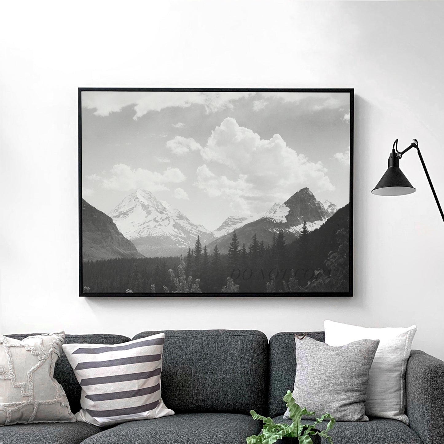 In Glacier National Park by Ansel Adams