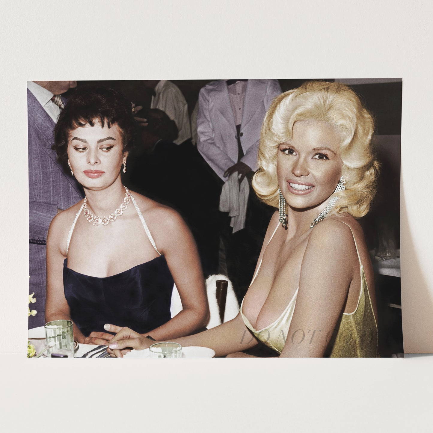Jayne Mansfield Sophia Loren the Side Eye