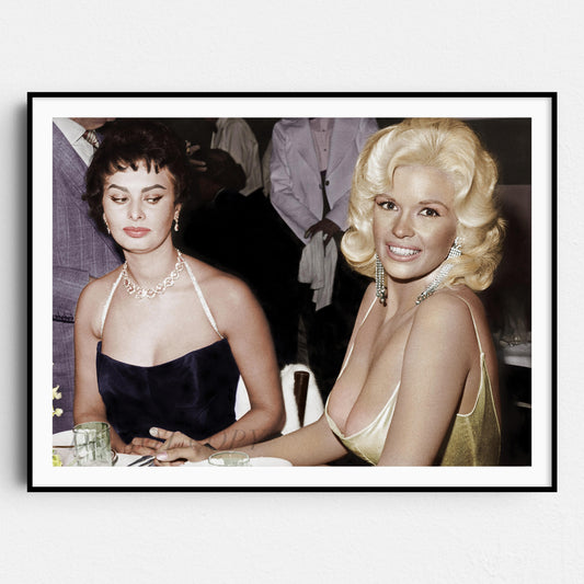 Jayne Mansfield Sophia Loren the Side Eye