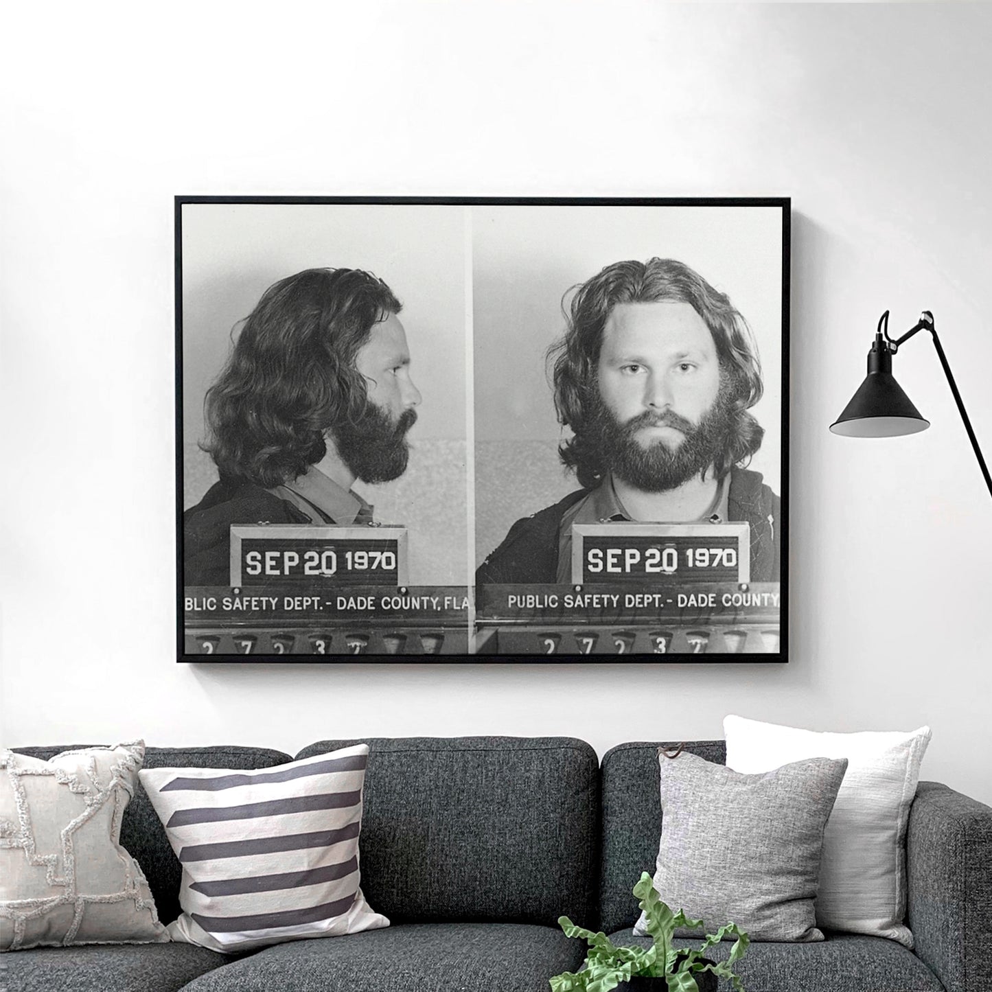 Jim Morrison Prison Mugshot The Doors