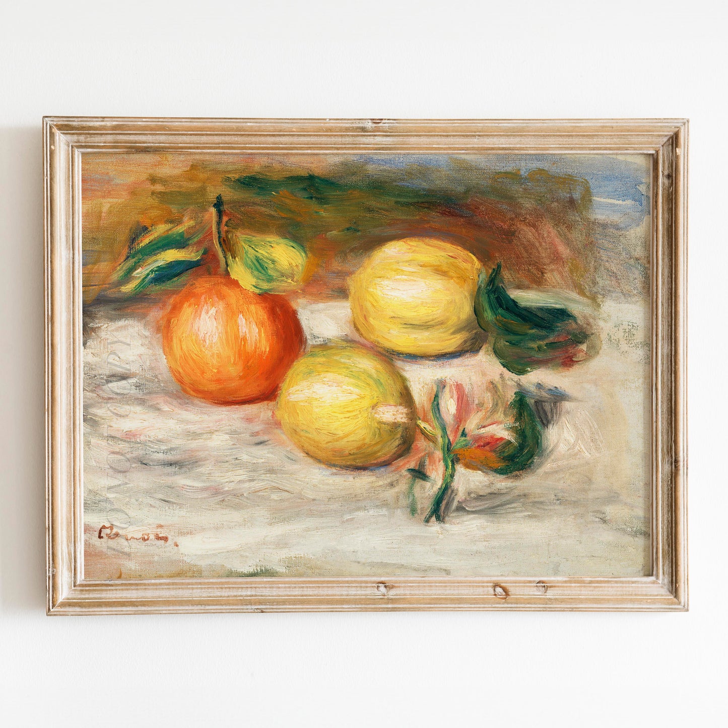 Lemons and Orange (1913) by Pierre-Auguste Renoir
