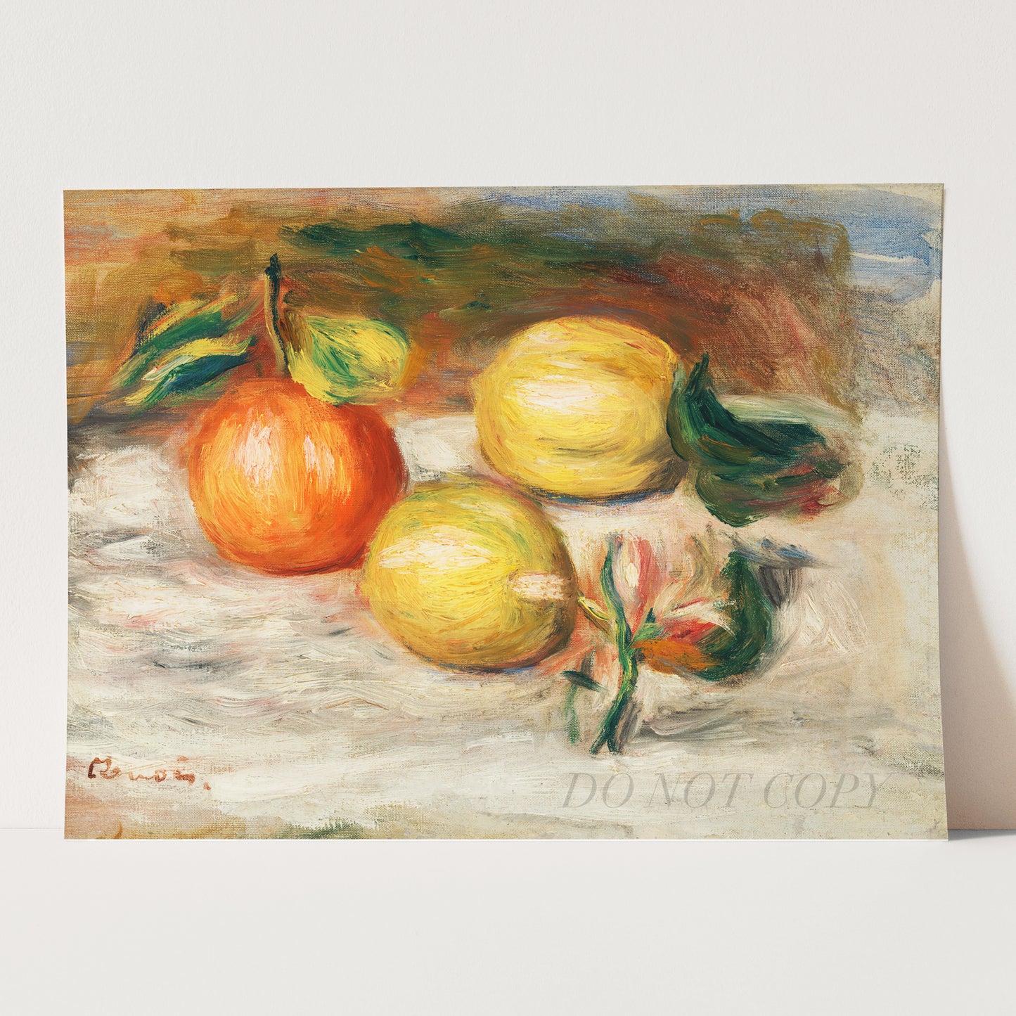 Lemons and Orange (1913) by Pierre-Auguste Renoir