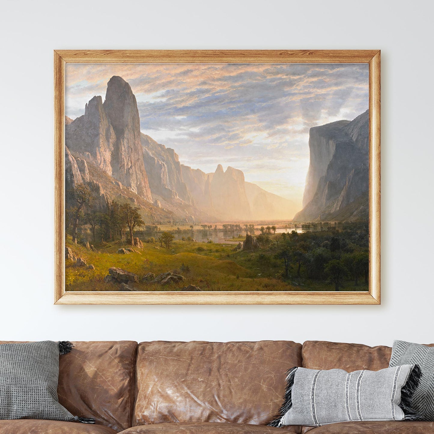 Looking Down Yosemite Valley California 1865 Albert Bierstadt