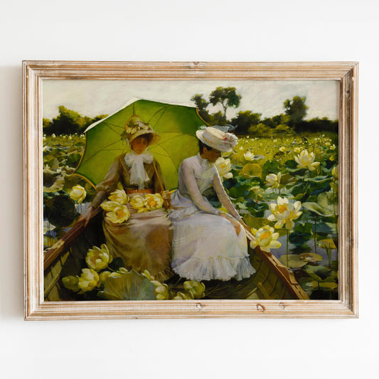 Lotus Lilies by Charles Courtney Curran