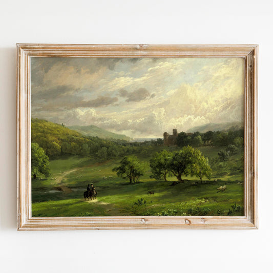 Lulworth Castle 1859 By Jasper Francis Cropsey