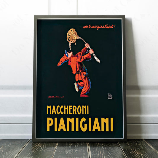 Maccheroni Pianigiani, 1922 Vintage Advertising