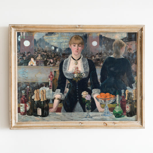 A Bar at the Folies-Bergère (1882) by Édouard Manet