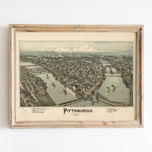 Map of Pittsburgh