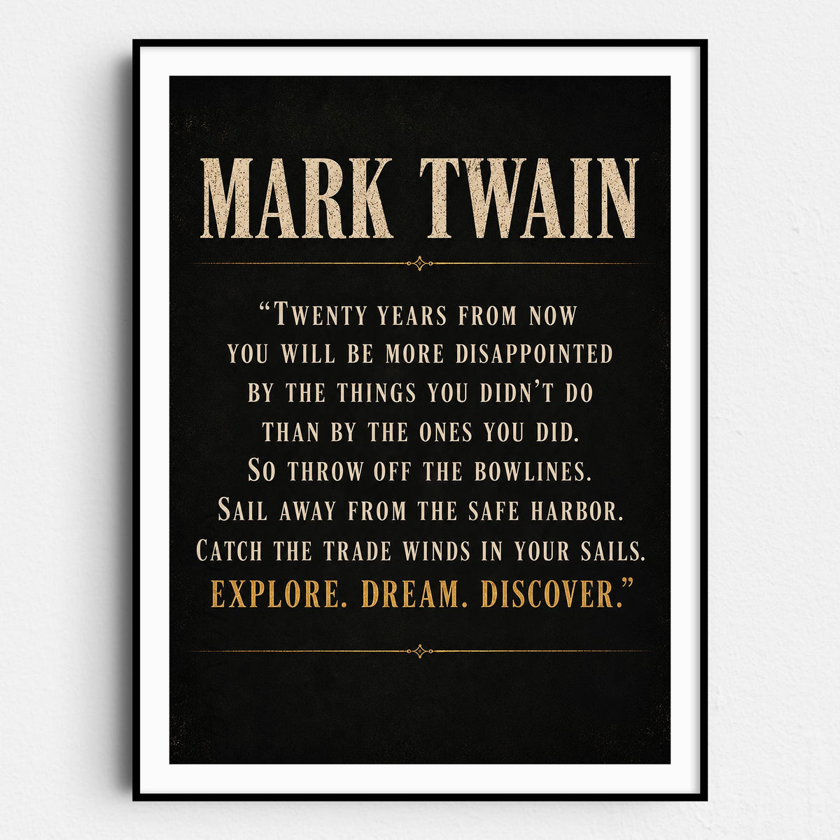 Mark Twain - Explore, Dream, Discover