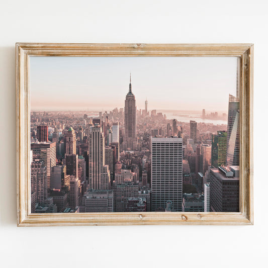 Sunset Over New York City