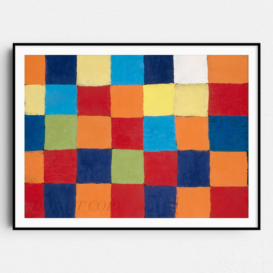 Qu 1 Color Chart (1930) by Paul Klee