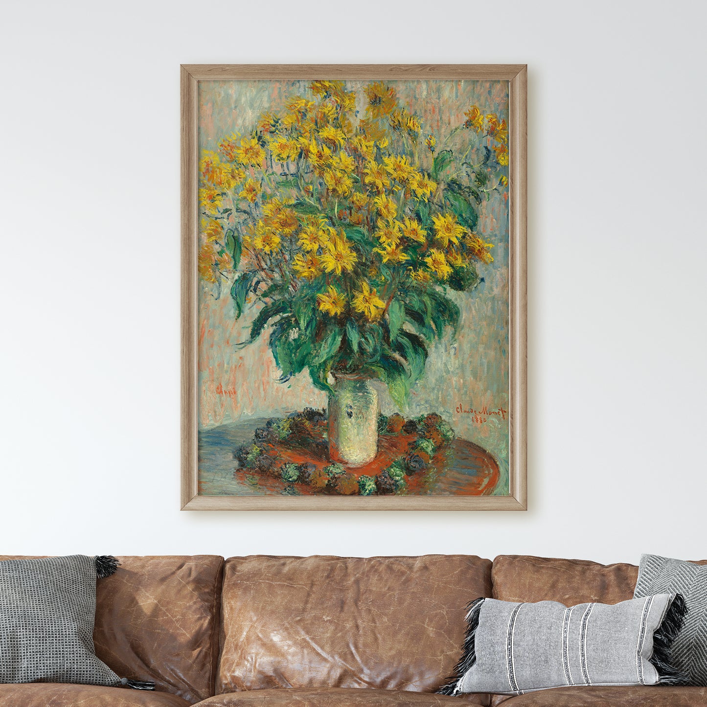 Jerusalem Artichoke Flowers (1880) by Claude Monet
