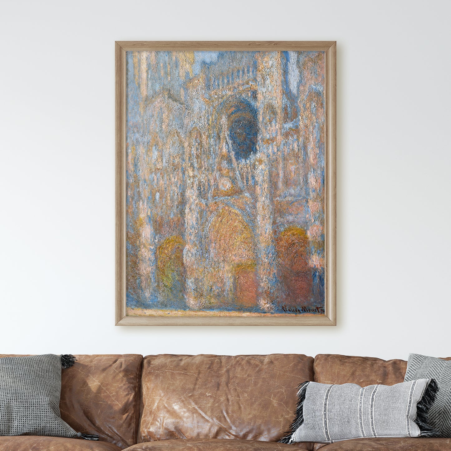 Rouen Cathedral, the Façade in Sunlight (1892–1894) by Claude Monet
