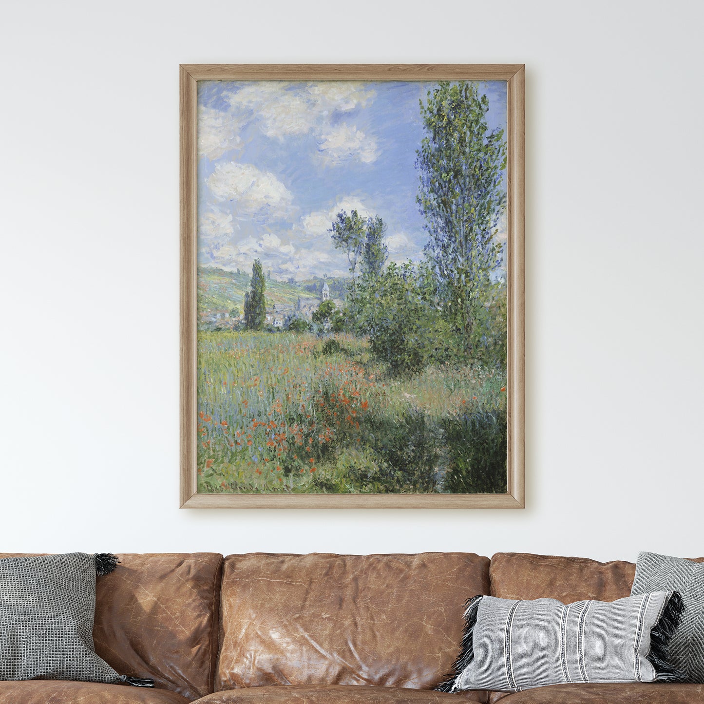 View of Vetheuil by Claude Monet