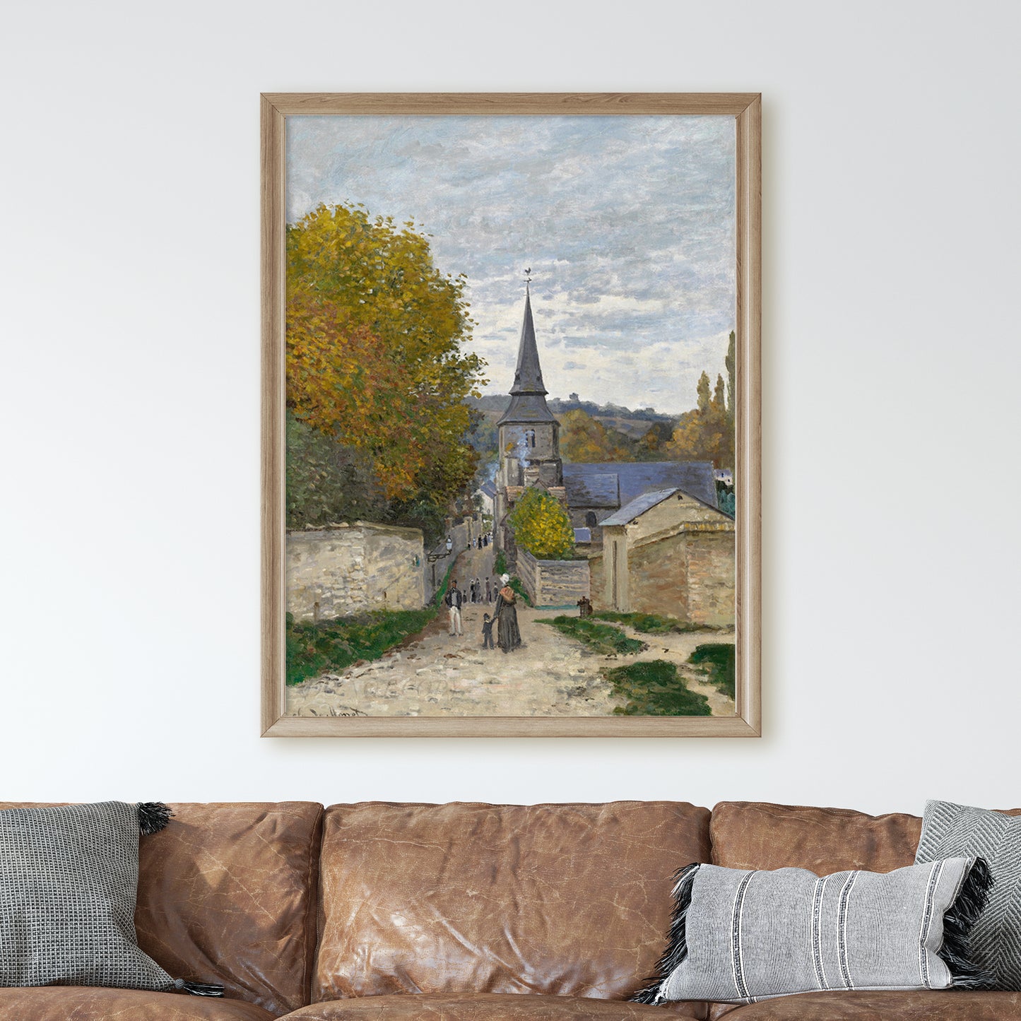 Street in Sainte-Adresse (1867) by Claude Monet