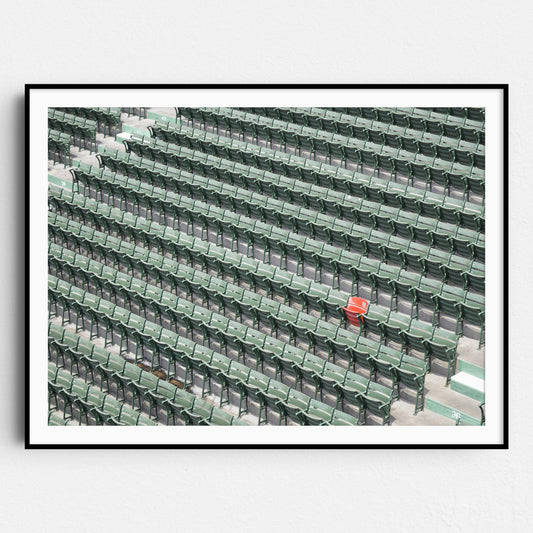 The Lone Red Seat, Fenway Park Boston