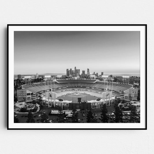 Dodger Stadium & Los Angeles Downtown