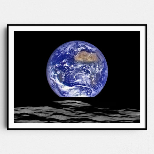 Earth Rise - View Of Earth From The Moon