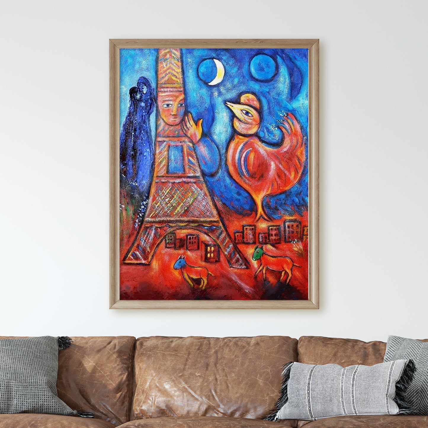 Bonjour Paris by Marc Chagall