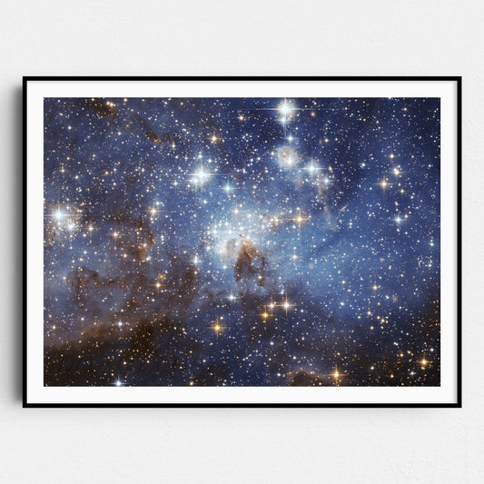 LH-95 Stellar Nursery (NASA Hubble Space Telescope)