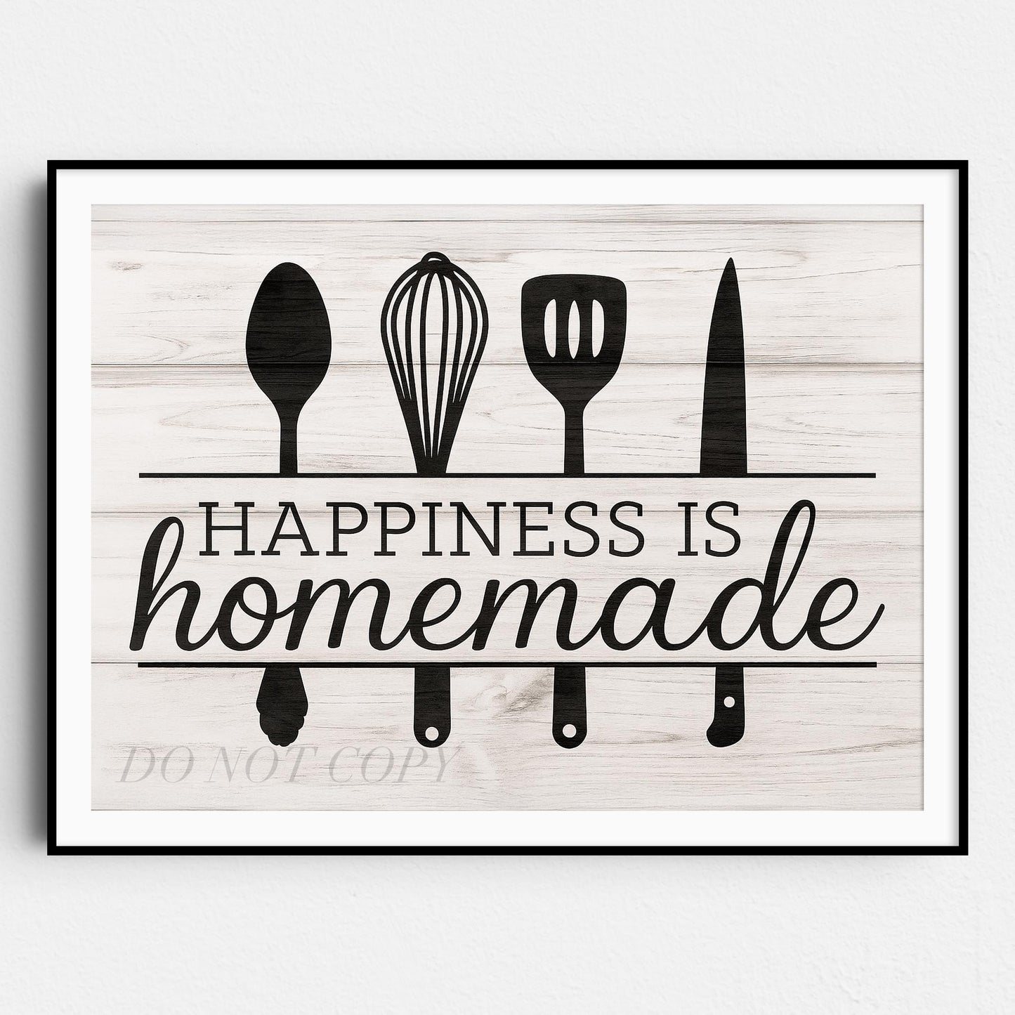 Happiness Is Homemade Wall Sign