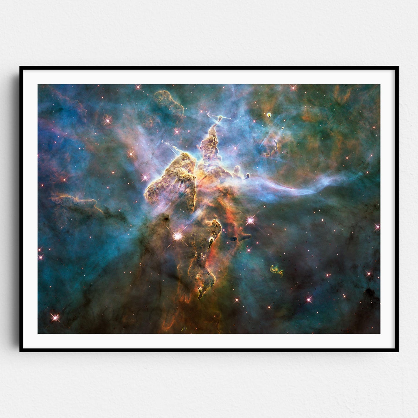 Mystic Mountain in Carina Nebula (NASA Hubble Space Telescope)