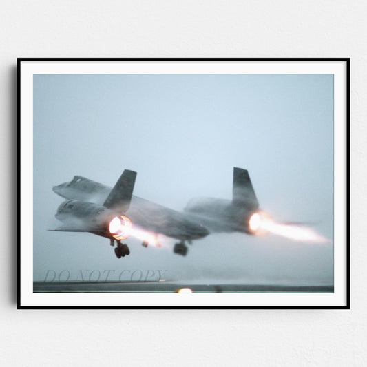 SR 71 Airplane Taking Off